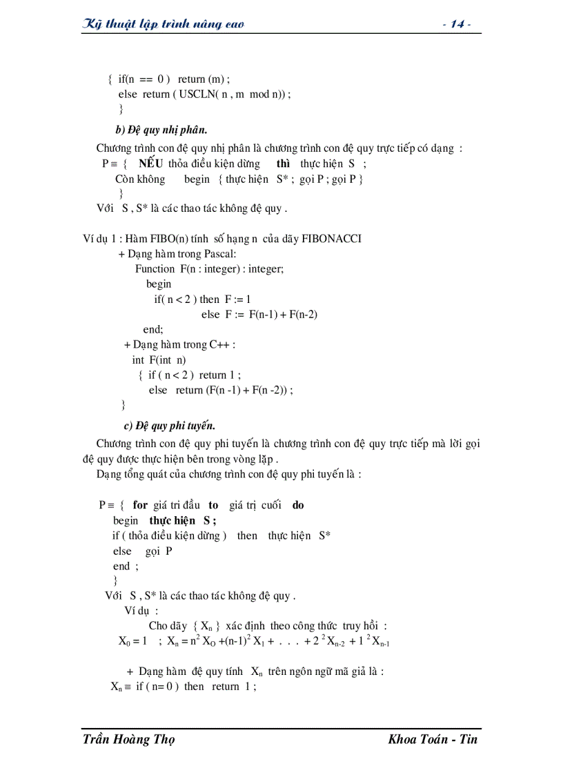 image for page Kỹ thuật lập trình nâng cao
