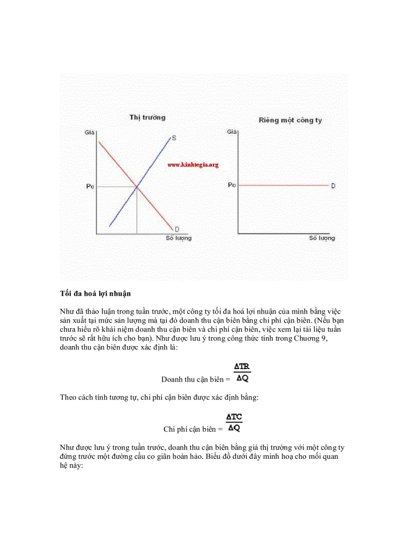 image for page Giá và Sản Lượng trong Thị Trường Cạnh Tranh