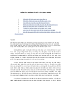 Phân tích ngành và đối thủ cạnh tranh