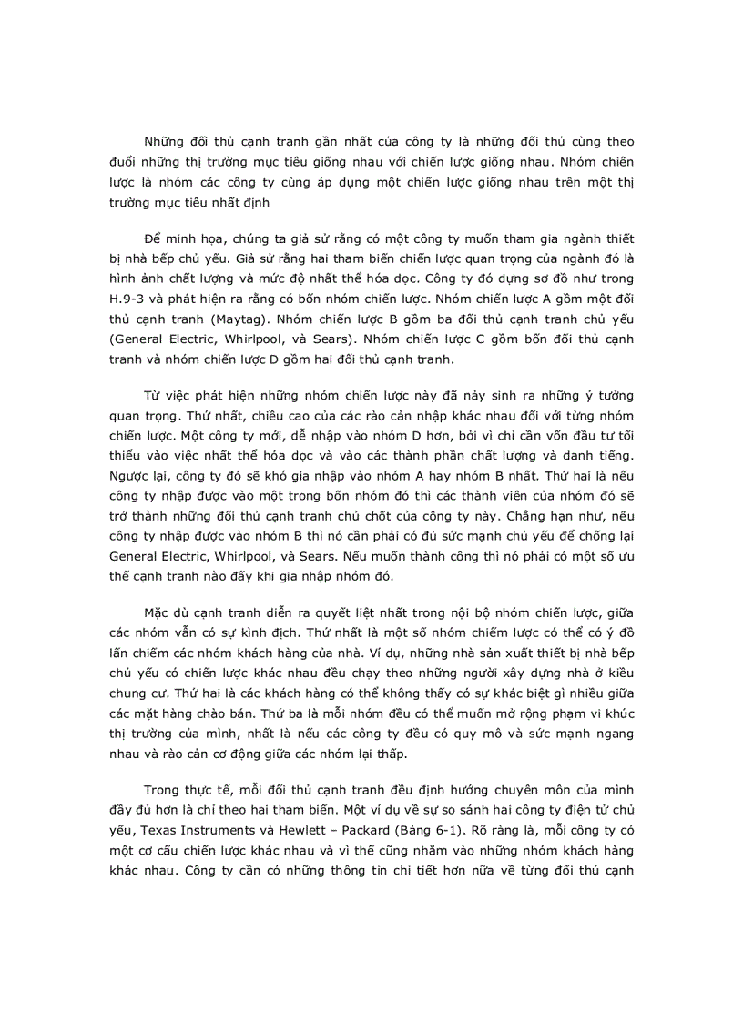 image for page Phân tích ngành và đối thủ cạnh tranh