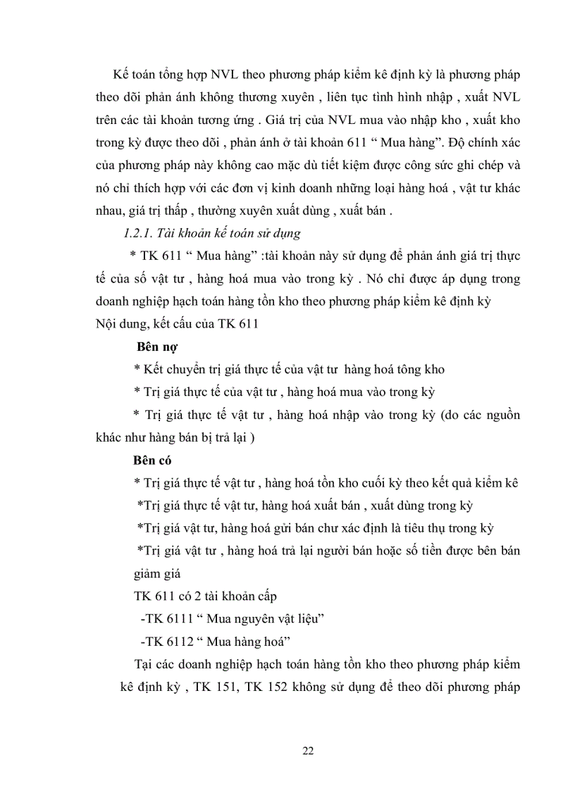 image for page Luận văn kế toán nguyên vật liệu tại xí nghiệp 22
