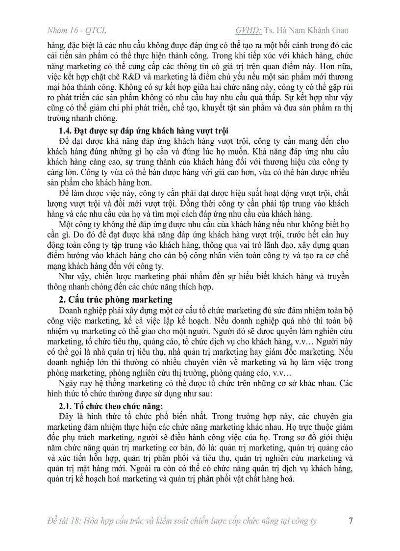 image for page Chiến lược cấp chức năng