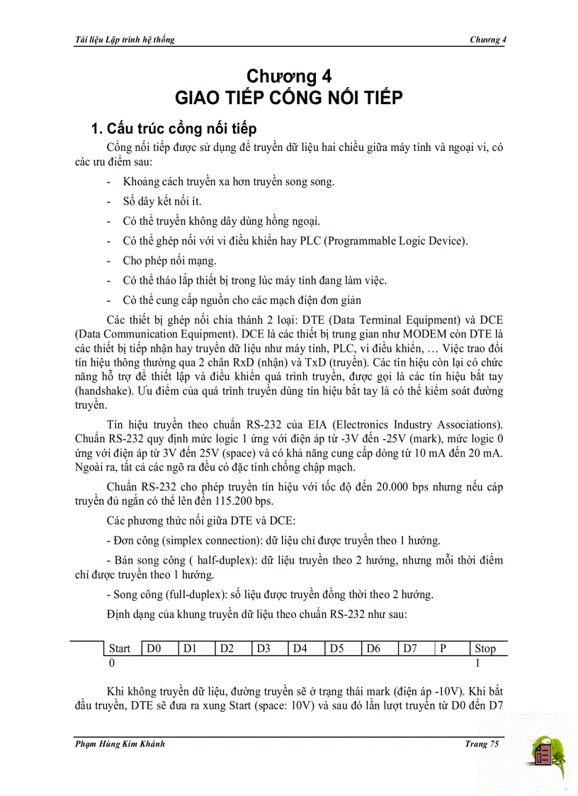 image for page Tài liệu Lập trình hệ thống chương 4