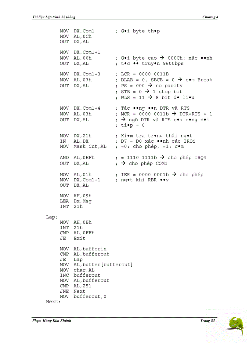 image for page Tài liệu Lập trình hệ thống chương 4