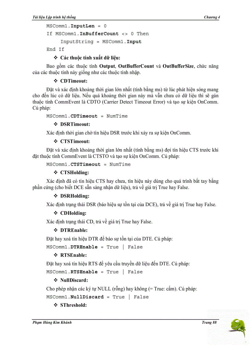 image for page Tài liệu Lập trình hệ thống chương 4