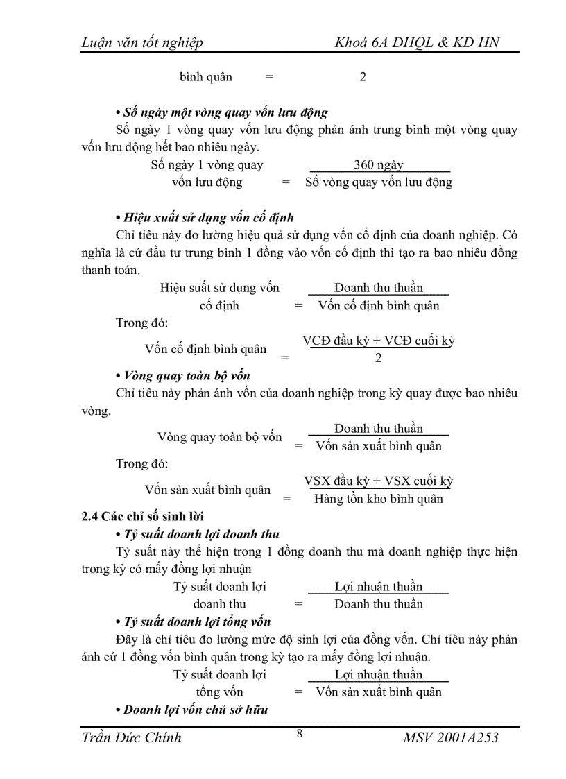 image for page Luận văn phân tích báo cáo tài chính