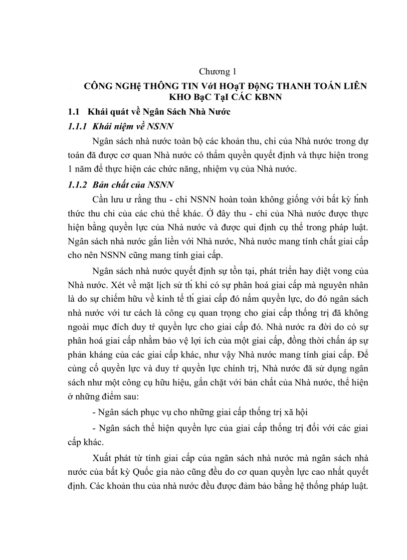 image for page Luận văn Ứng dụng công nghệ thông tin vào nghiệp vụ thanh toán