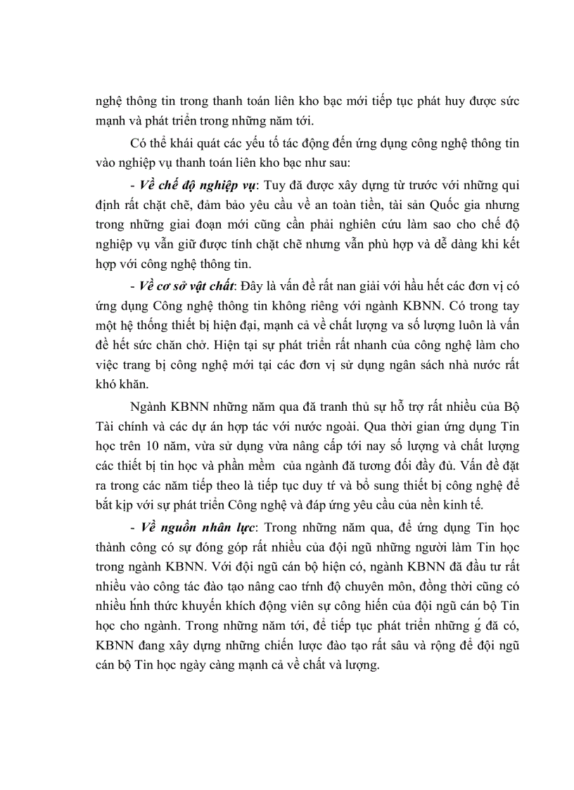 image for page Luận văn Ứng dụng công nghệ thông tin vào nghiệp vụ thanh toán