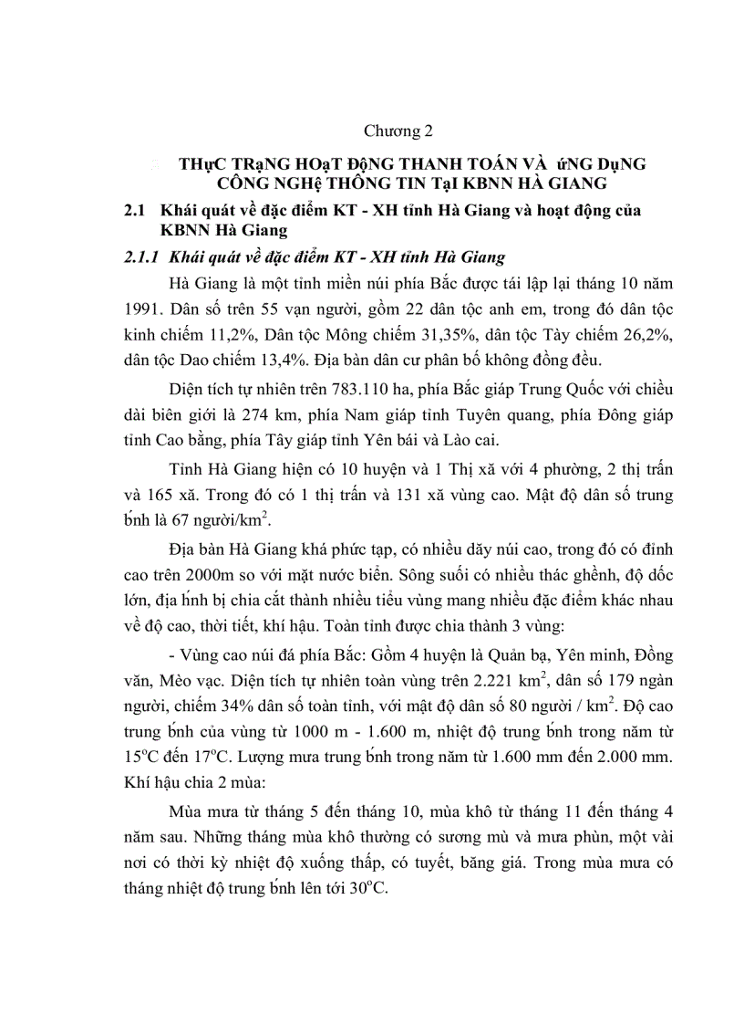 image for page Luận văn Ứng dụng công nghệ thông tin vào nghiệp vụ thanh toán