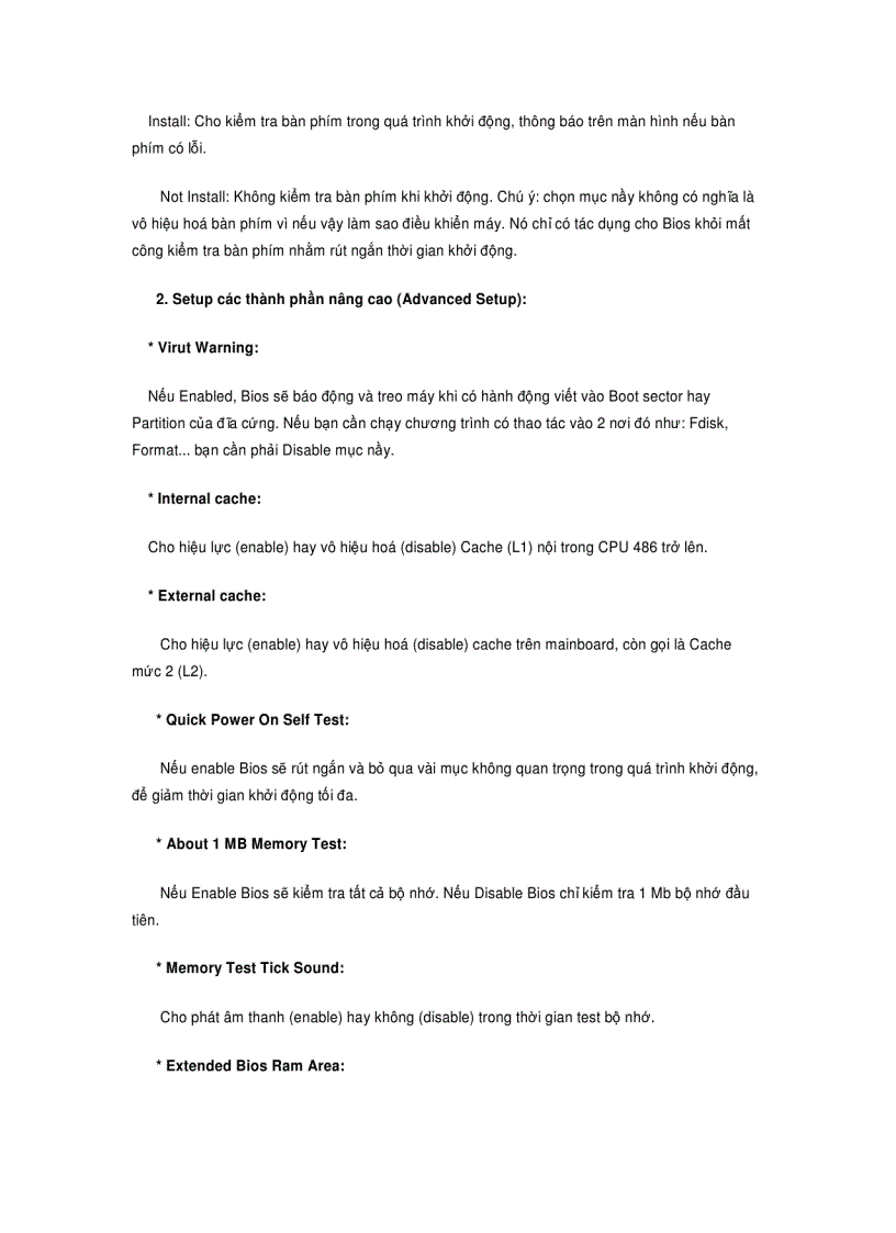 image for page Cách Setup BIOS