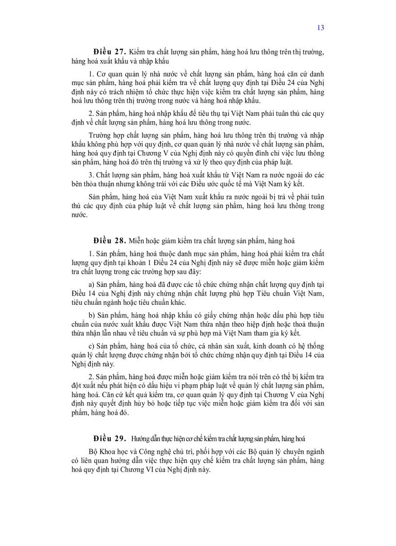 image for page Nghị định của chính phủ quy định quản lý nhà nước về chất lượng sản phẩm hàng hoá
