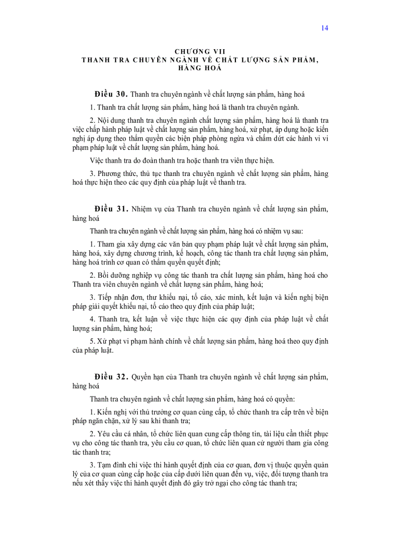 image for page Nghị định của chính phủ quy định quản lý nhà nước về chất lượng sản phẩm hàng hoá