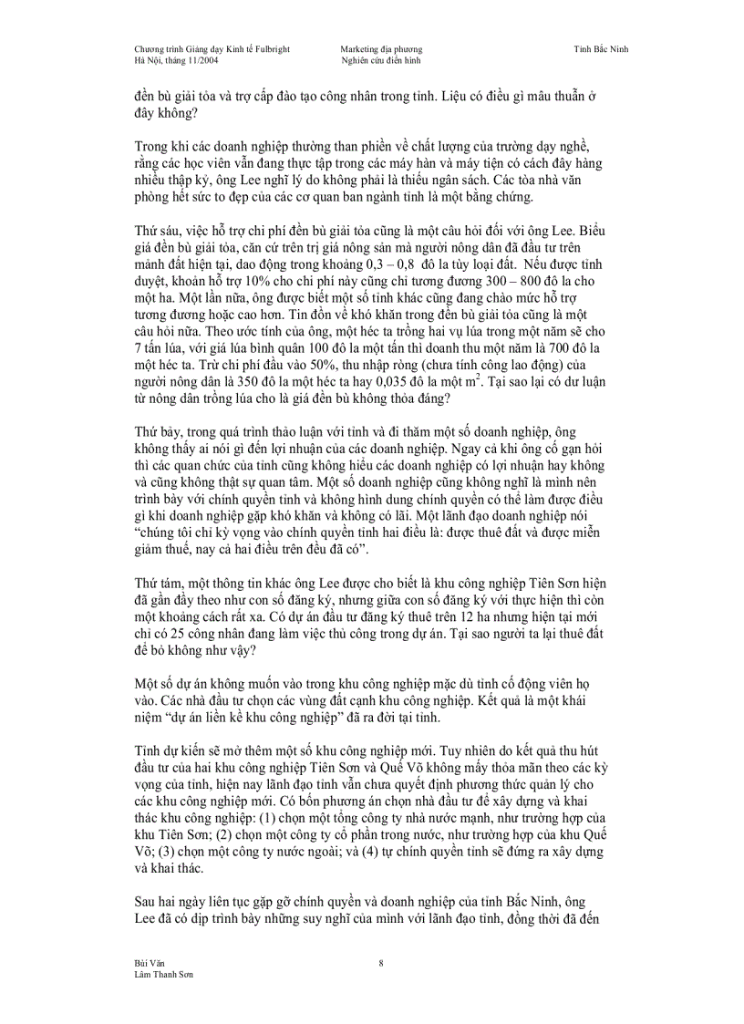 image for page Chuyến đi thăm của một nhà đầu tư châu Á