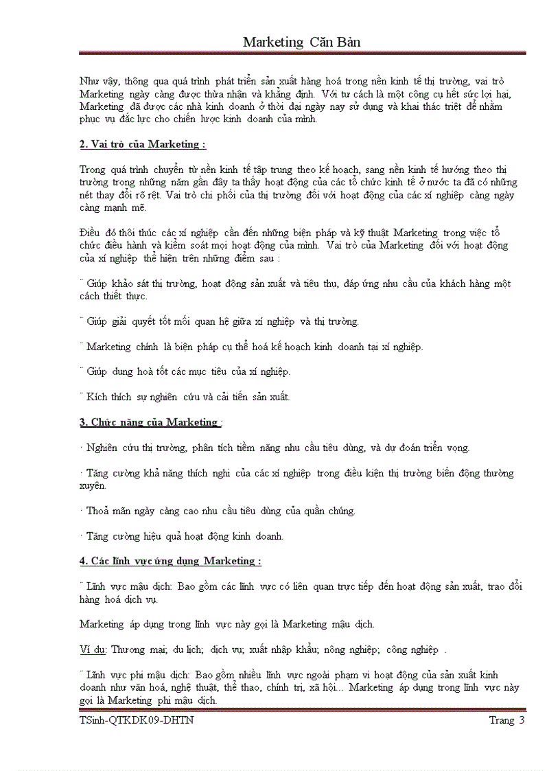 image for page Quan niêm về Marketing