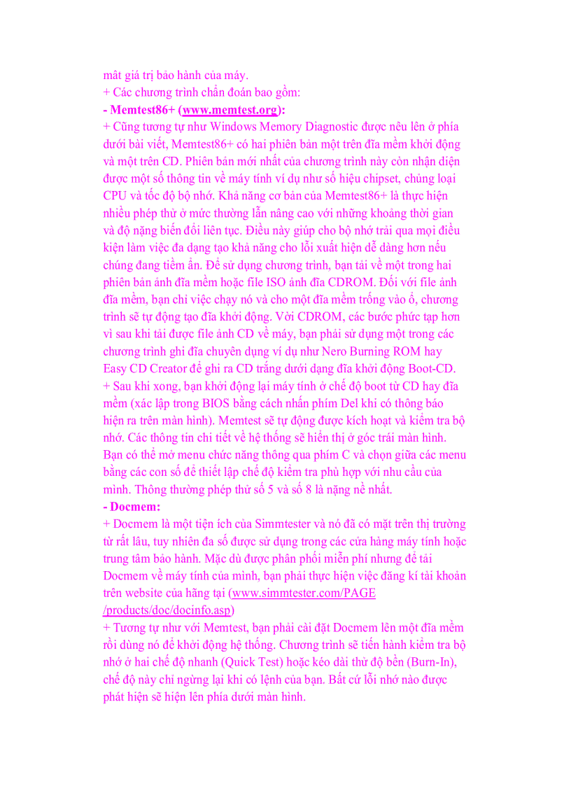 image for page Chọn RAM cho máy tính