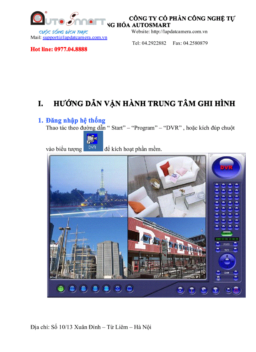 image for page Tài liệu hướng dẫn sử dụng hệ thống camera giám sát vietsens sử dụng card dvr