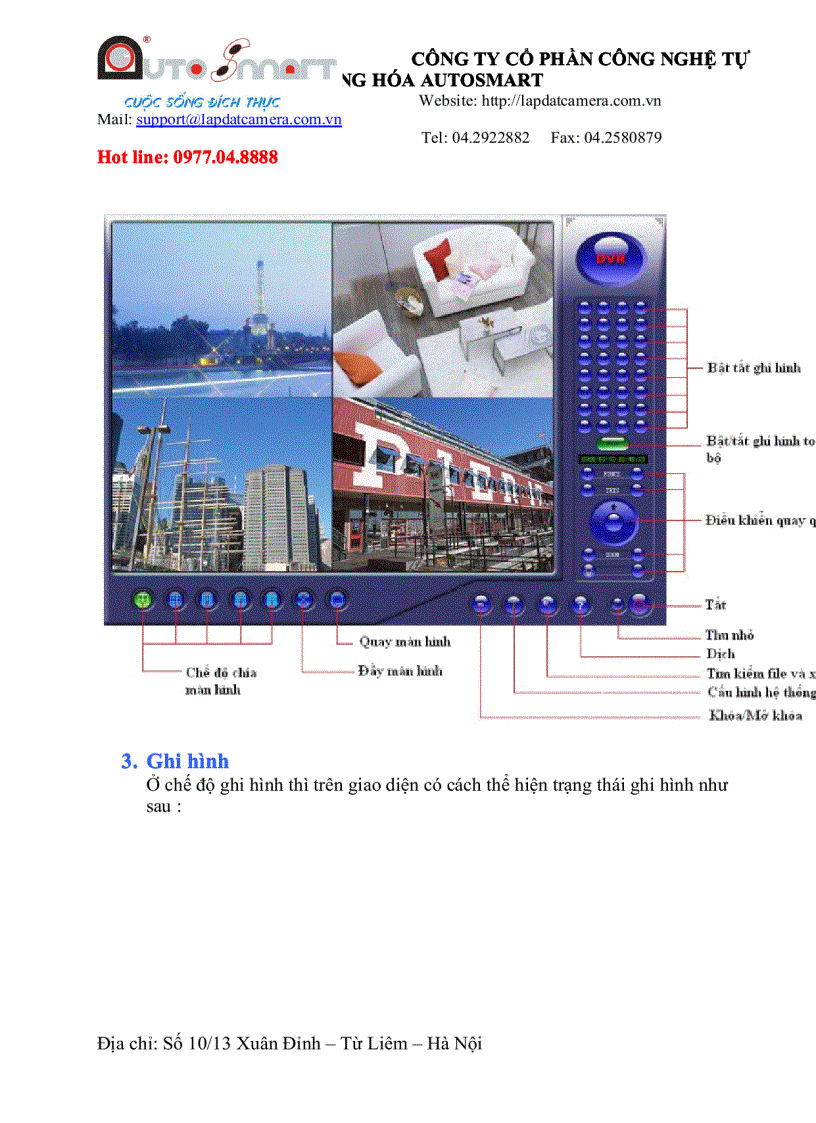 image for page Tài liệu hướng dẫn sử dụng hệ thống camera giám sát vietsens sử dụng card dvr