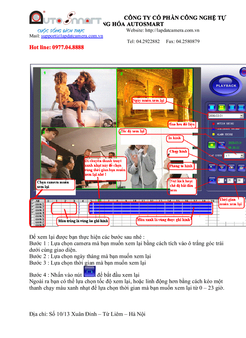 image for page Tài liệu hướng dẫn sử dụng hệ thống camera giám sát vietsens sử dụng card dvr