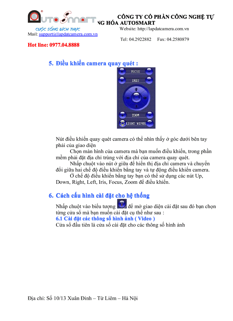 image for page Tài liệu hướng dẫn sử dụng hệ thống camera giám sát vietsens sử dụng card dvr