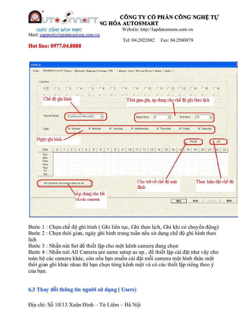 image for page Tài liệu hướng dẫn sử dụng hệ thống camera giám sát vietsens sử dụng card dvr
