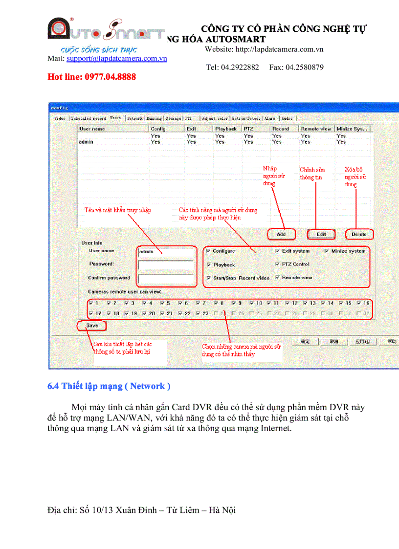 image for page Tài liệu hướng dẫn sử dụng hệ thống camera giám sát vietsens sử dụng card dvr
