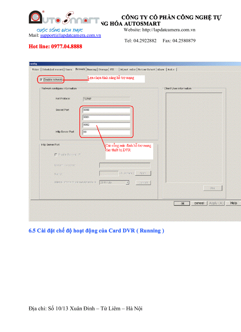 image for page Tài liệu hướng dẫn sử dụng hệ thống camera giám sát vietsens sử dụng card dvr