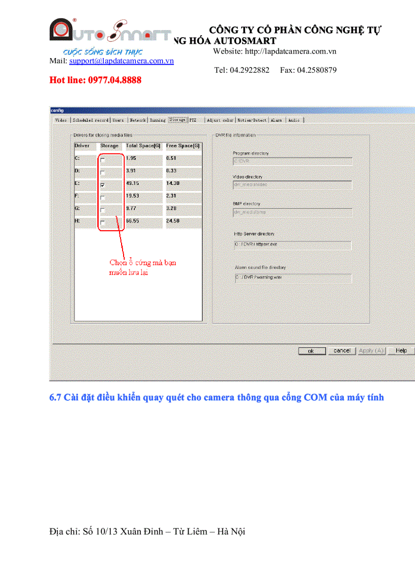image for page Tài liệu hướng dẫn sử dụng hệ thống camera giám sát vietsens sử dụng card dvr
