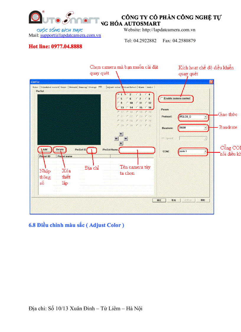 image for page Tài liệu hướng dẫn sử dụng hệ thống camera giám sát vietsens sử dụng card dvr