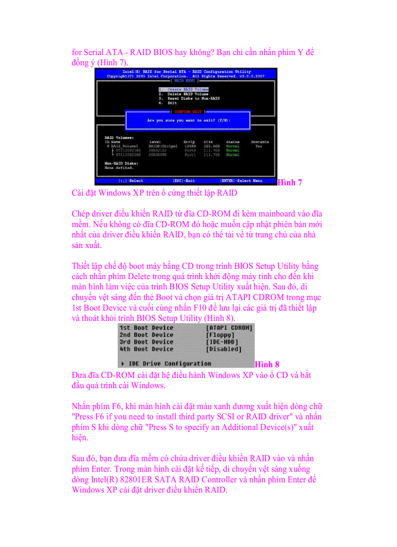 image for page Thiết lập RAID