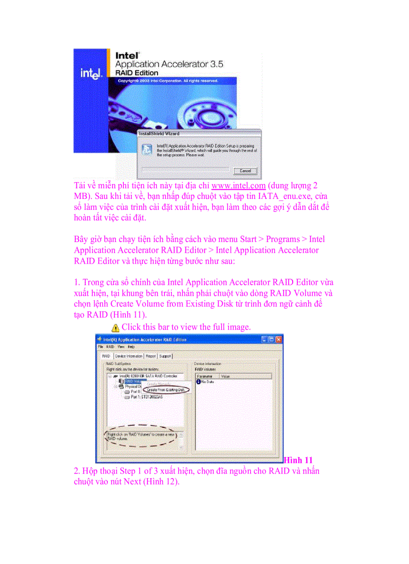 image for page Thiết lập RAID