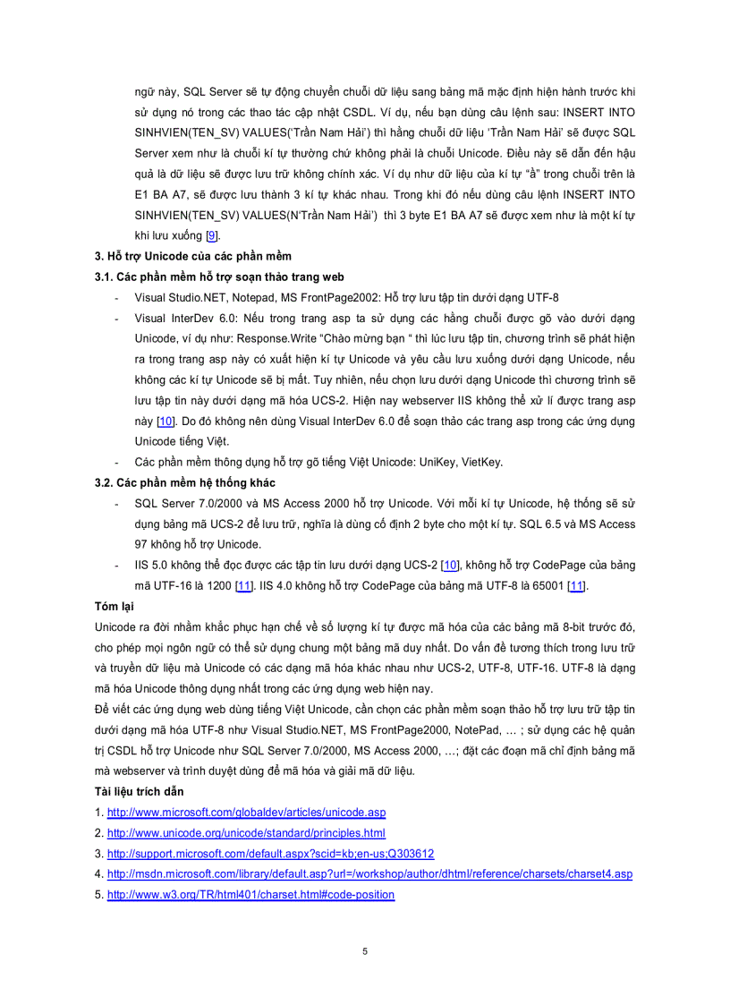 image for page Lập trình web asp với tiếng việt unicode