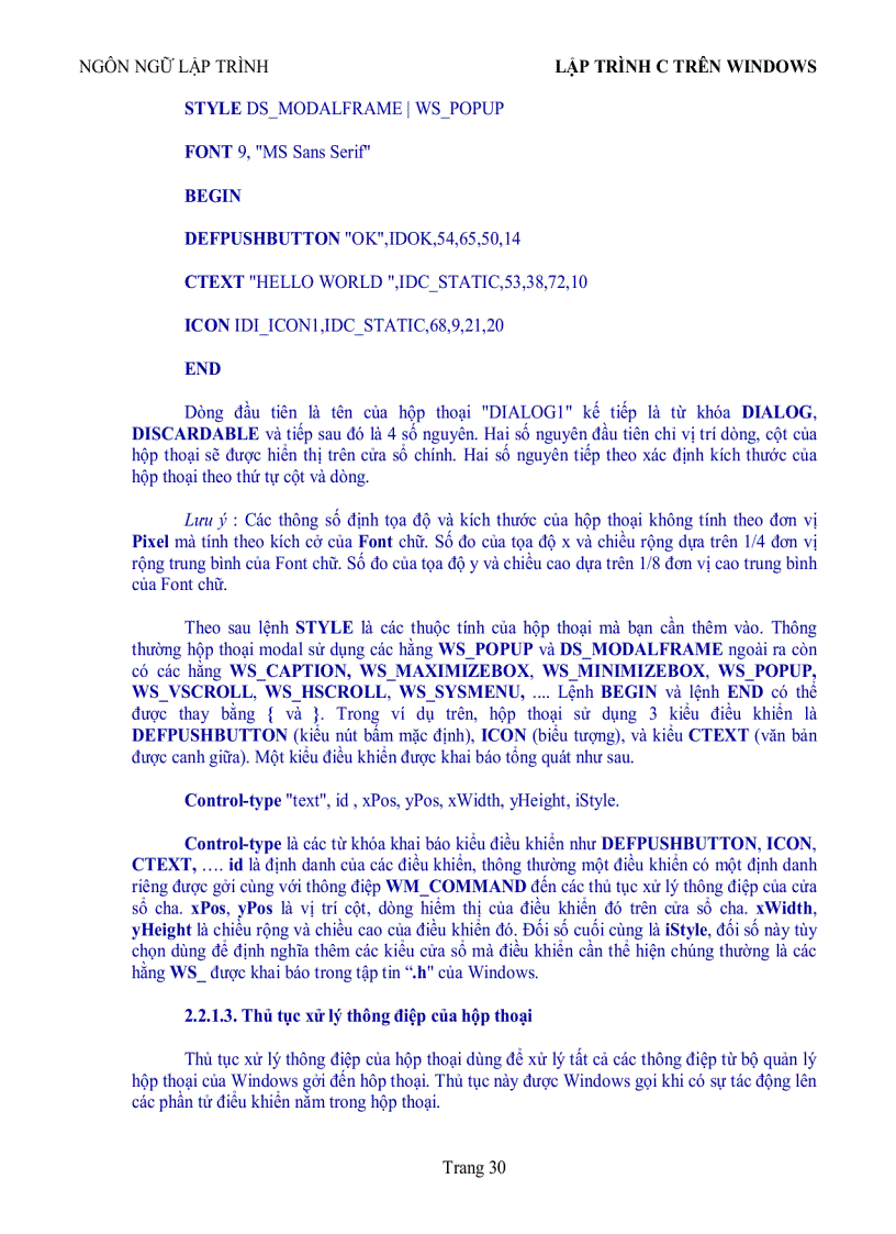 image for page Lập trình C trên Windows