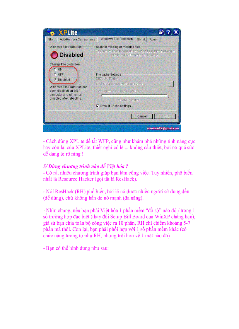 image for page Việt hóa phần mềm bằng Reshack