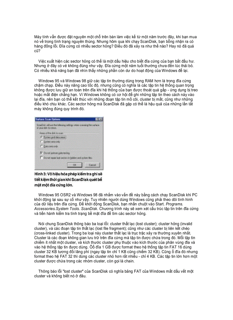 image for page Đĩa cứng gặp tình trạng khó xử