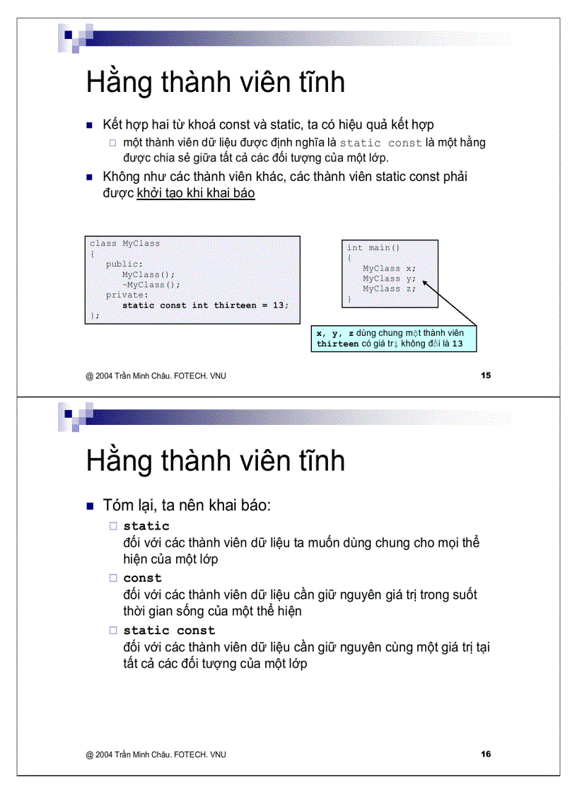 image for page Các đặc điểm C áp dụng cho class