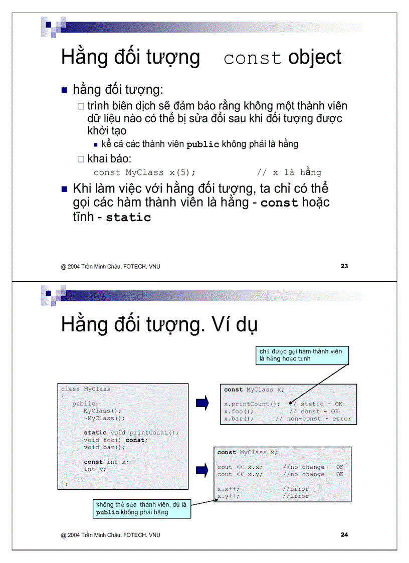 image for page Các đặc điểm C áp dụng cho class