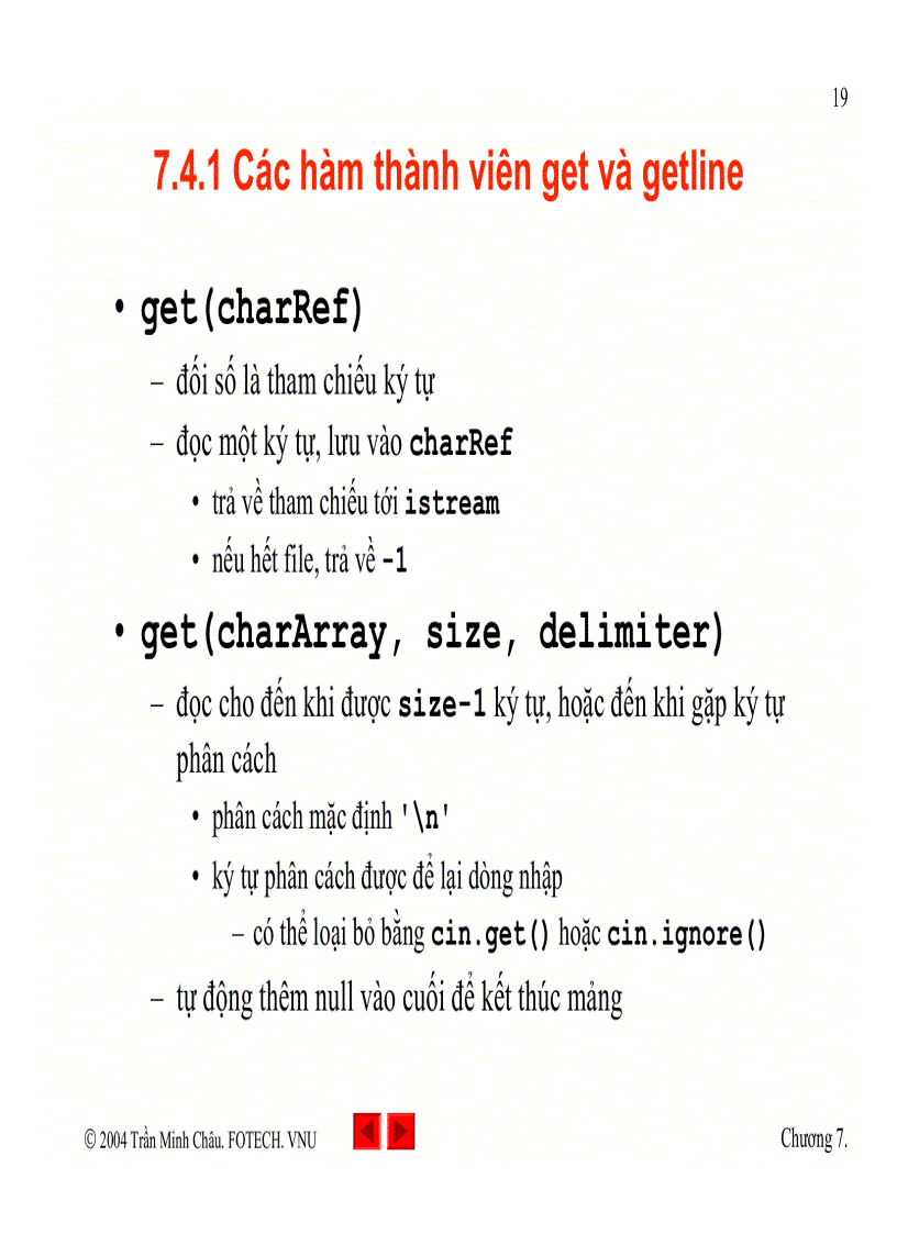 image for page Ra vào dữ liệu trong C