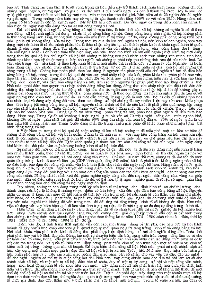 image for page Công bằng xã hội các nền kinh tế thị trường