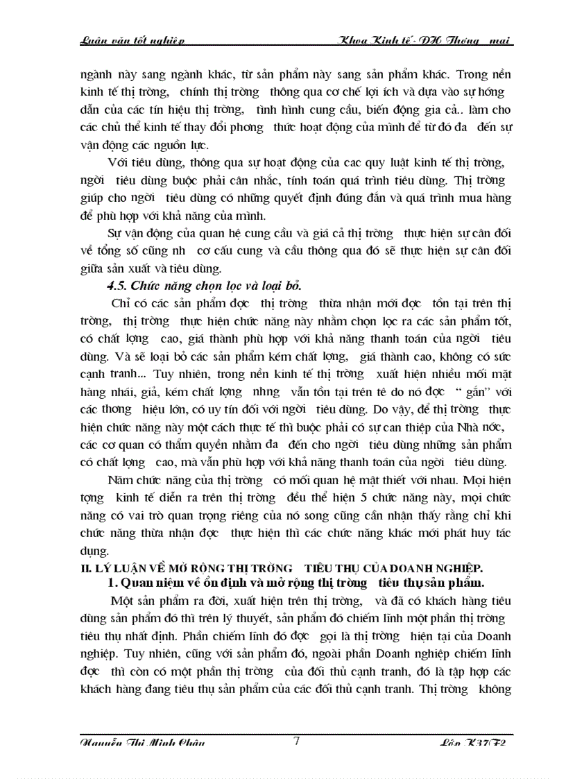 image for page Lý luận về ổn định và mở rộng TT của doanh nghiệp