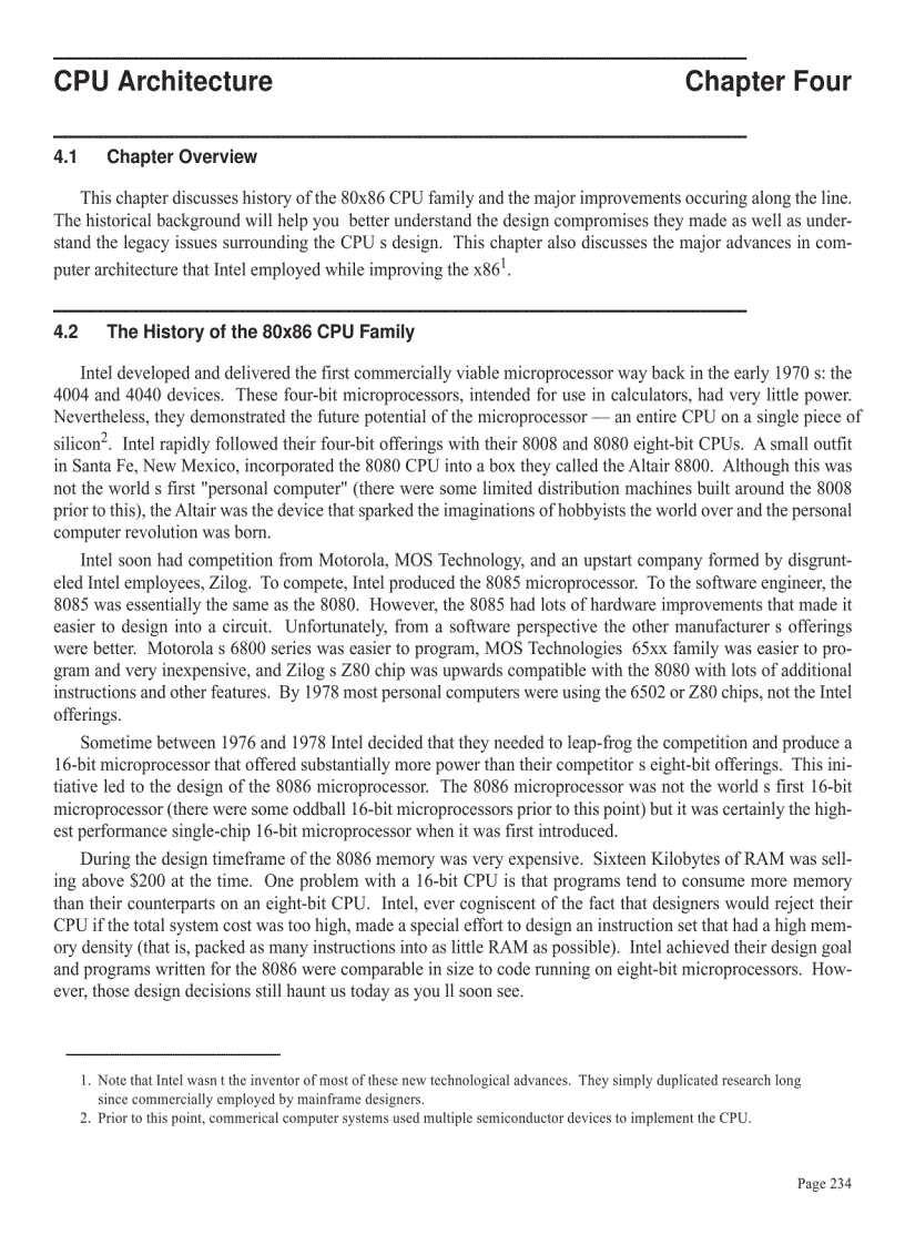 image for page CPU Architecture