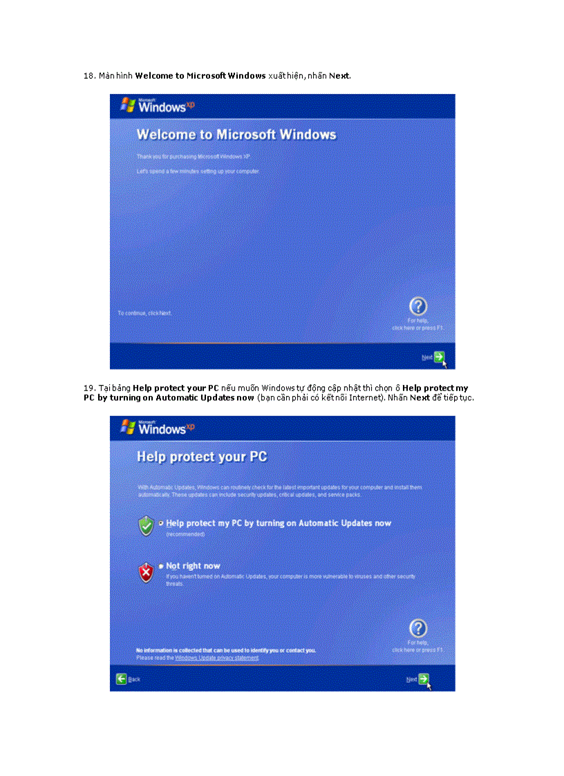 image for page Cách cài Windows XP