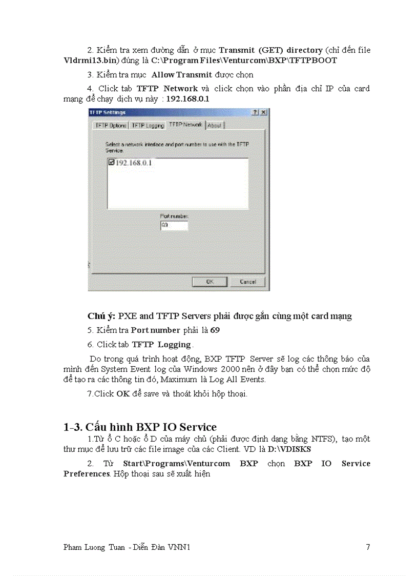 image for page Hướng dẫn cài đặt hệ thống mạng bootrom winxp với phần mềm