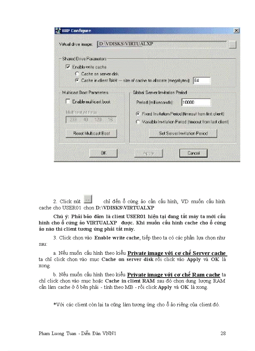 image for page Hướng dẫn cài đặt hệ thống mạng bootrom winxp với phần mềm