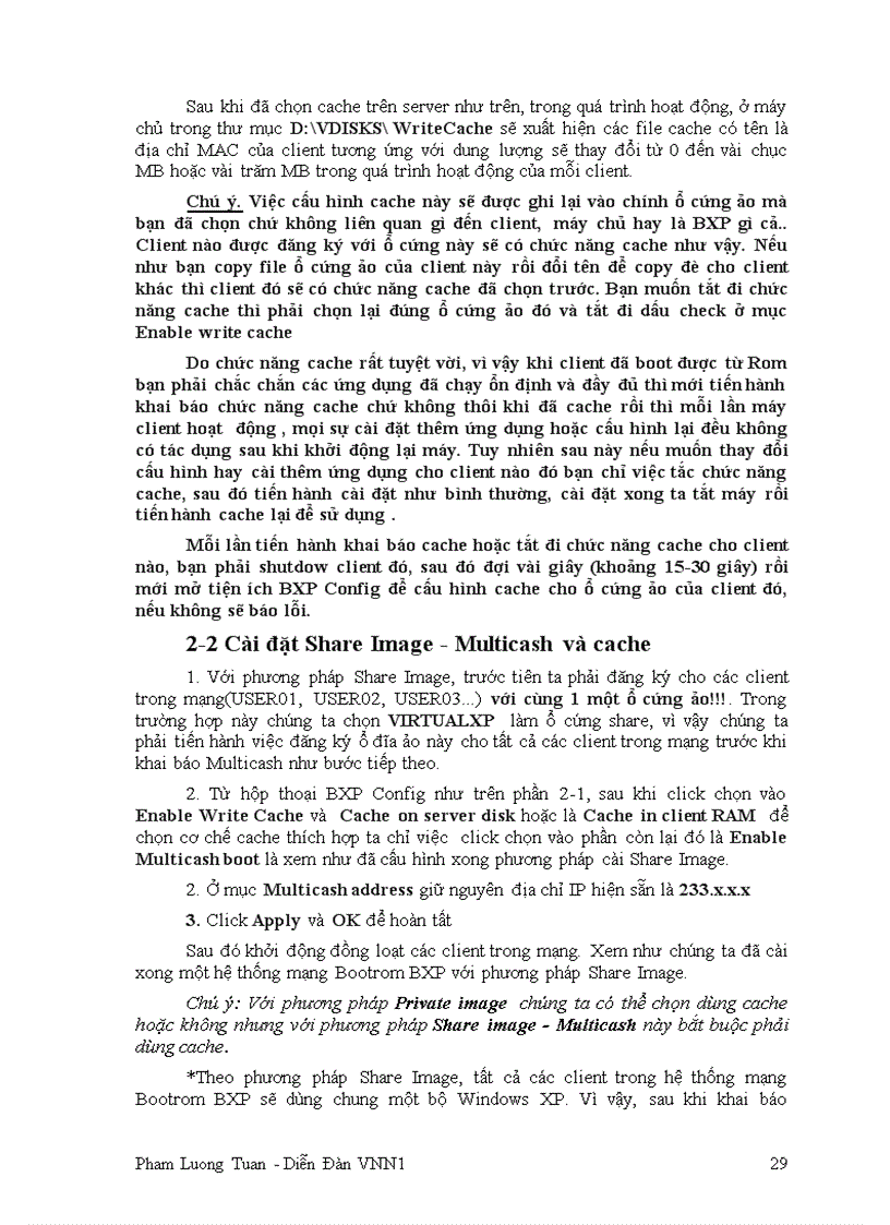 image for page Hướng dẫn cài đặt hệ thống mạng bootrom winxp với phần mềm