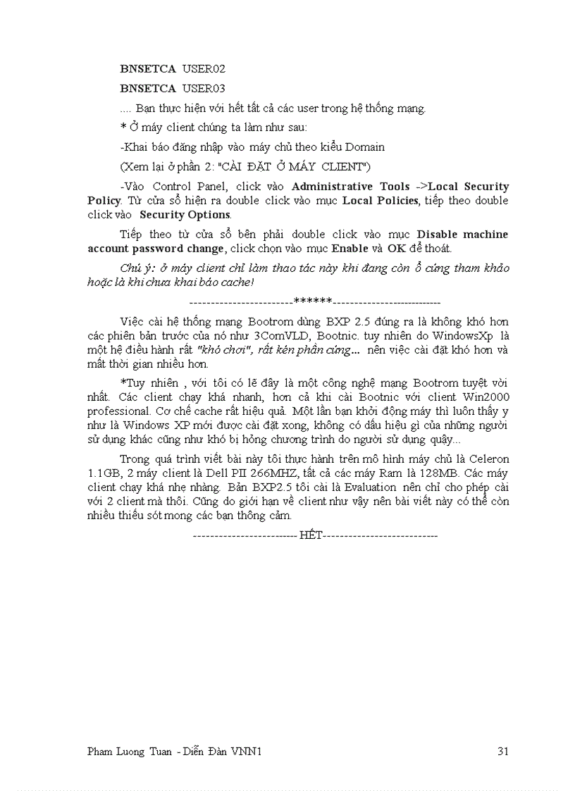 image for page Hướng dẫn cài đặt hệ thống mạng bootrom winxp với phần mềm