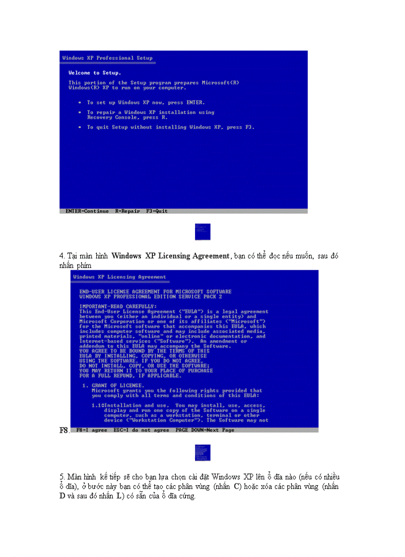 image for page Cách cài lại Win XP