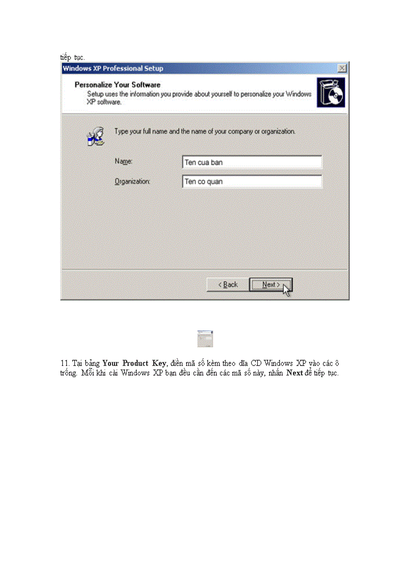 image for page Cách cài lại Win XP