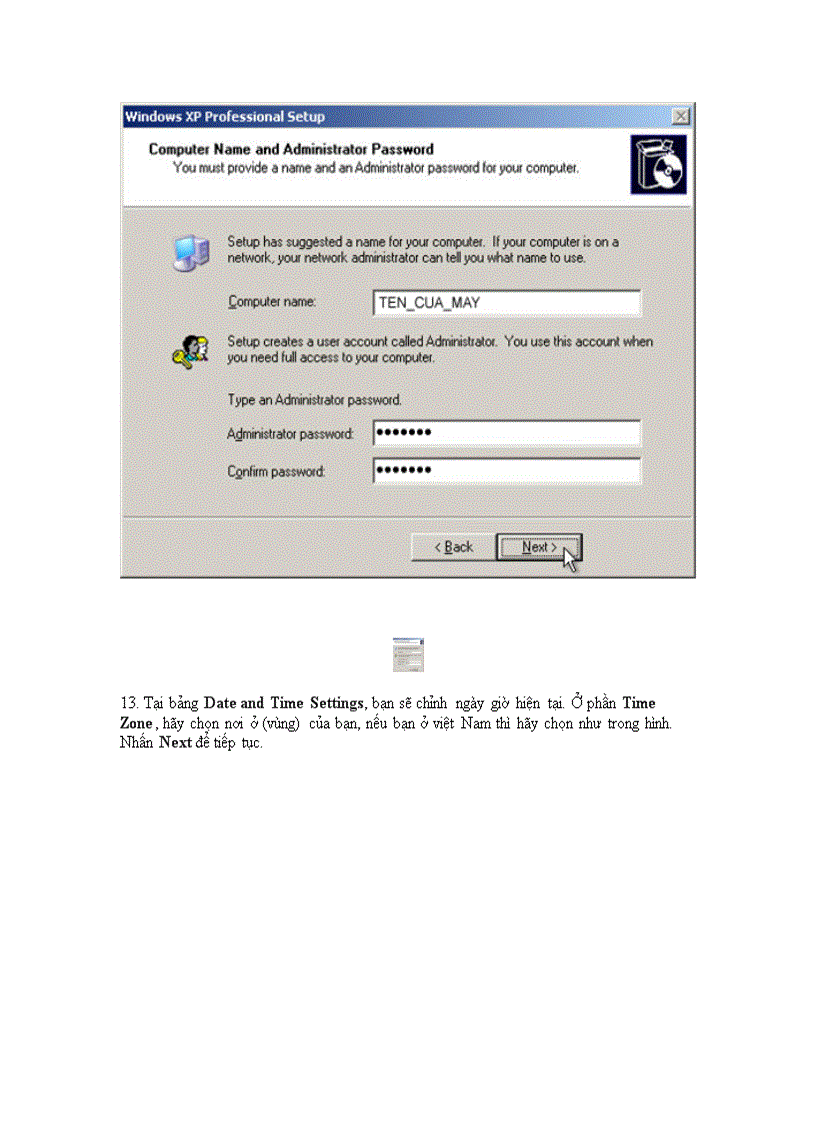 image for page Cách cài lại Win XP
