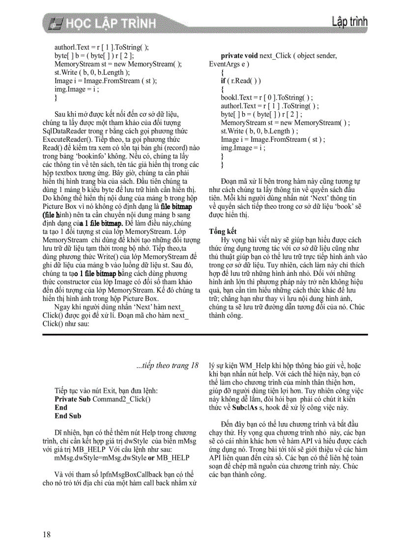 image for page Quan điểm lập trình