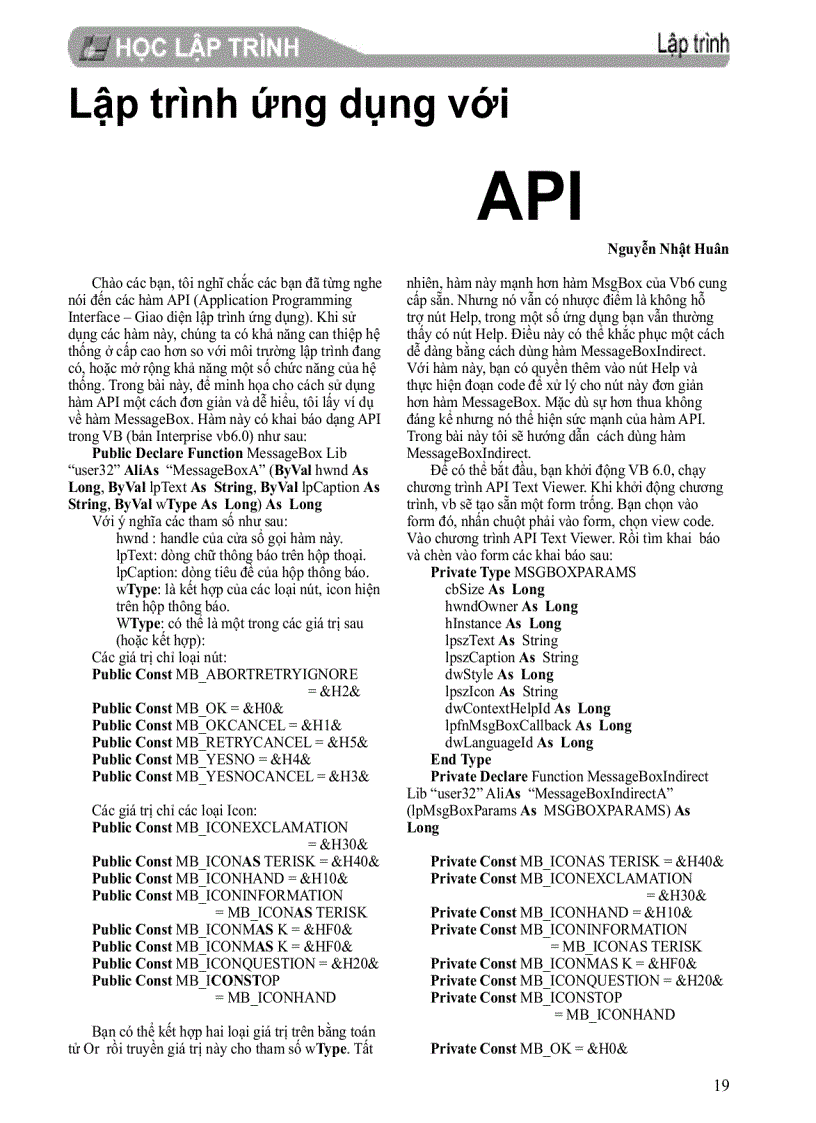 image for page Quan điểm lập trình